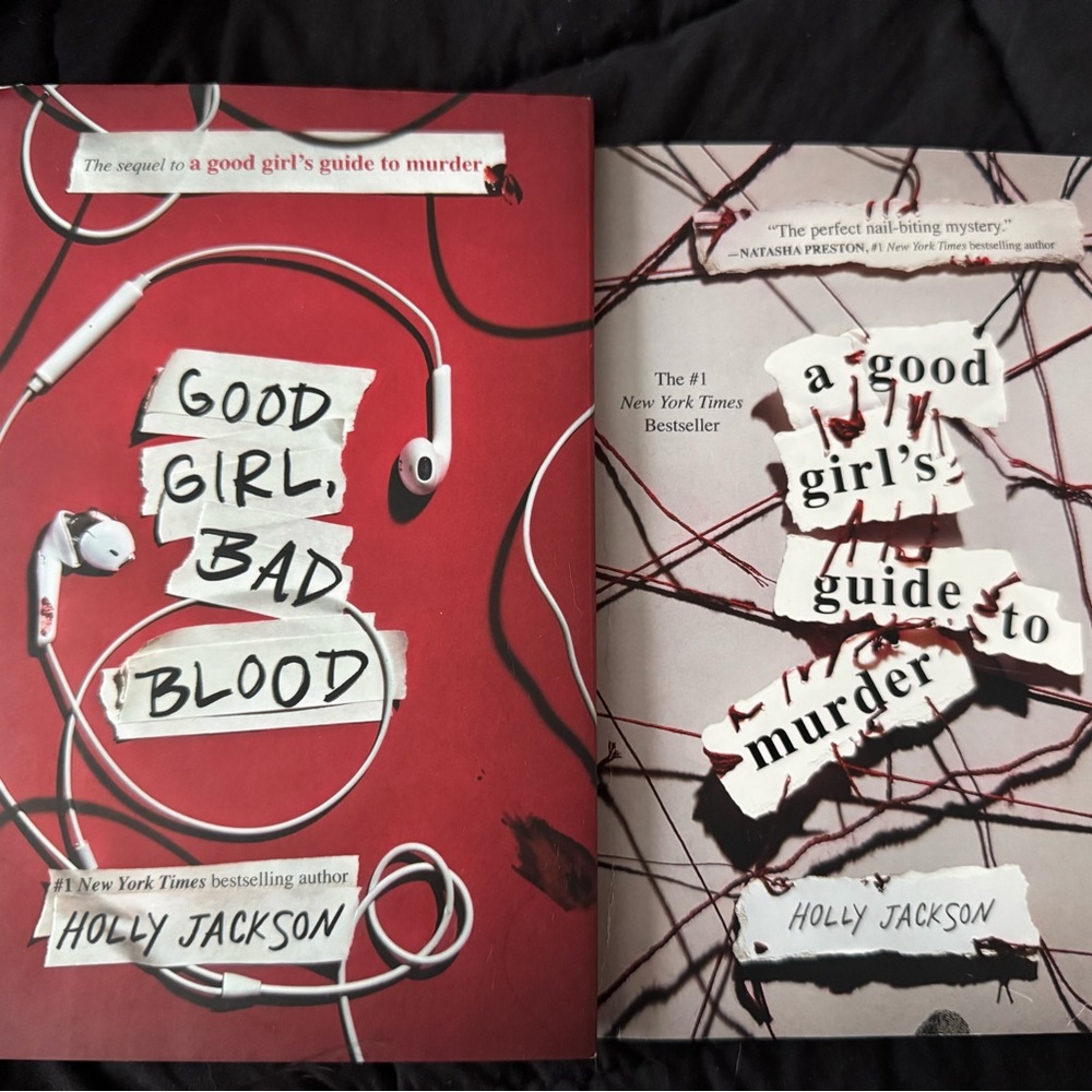 “a good girls guide to murder” & the sequel “GOOD GIRL, BAD BLOOD”